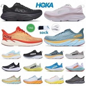 Hokahs Hokah Running Clifton 9 Bondi 8 Shoe Womens Designer Black 8s 9s White Carbon Shock Absor Amber Lightweight Outdoor Shoes 36-45