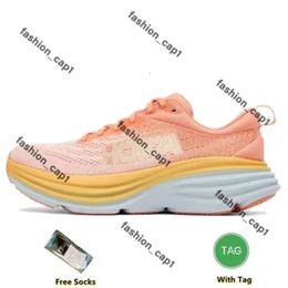 Hokashoes avec des chaussures de concepteur de logo originales Bondi Hokaa chaussures Clifton Running Shoes Men Femmes Chaussures Platforms Sneakers Best Quality Trainers Runnners Hokashoes 156