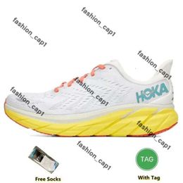 Hokashoes avec des chaussures de concepteur de logo originales Bondi Hokaa chaussures Clifton Running Shoes Men de chaussures pour femmes Sneakers de la meilleure qualité Runnners Runnners Hokashoes 327