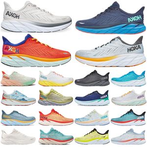 Hokia One Clifton 8 Chaussures de course Chaussures de course Bondi 8 Carbon X 2 Baskets Absorbant les chocs Route Mode Hommes Femmes Top Designer Femmes Hommes Taille 36-45