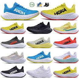 Hokka One One Bondi 8 2024 Running Hokkas Shoes Womens Platform Sneakers Clifton 9 Men Femmes Blakc White Harbor Mens Women Trainers Runnners