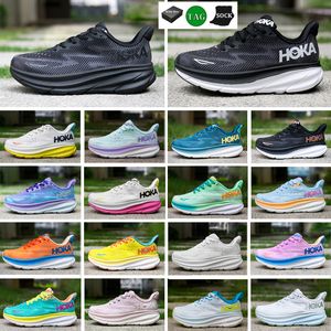 Gratis verzending Hokka One Running Shoes Clifton 9 8 X2 Cloud Blue Summer Song Cyclamen Men Men Women Outdoor Sports Trainers Sneakers 36-45