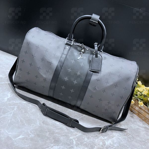 Bolsas de viaje Bolsas de lona Bolsa de equipaje de lona de diseñador Bolsa de viaje Bolsa de fin de semana Equipaje deportivo Paquetes para exteriores Bolsas de gimnasio en relieve Damier Moda Estilo clásico Fencefinds