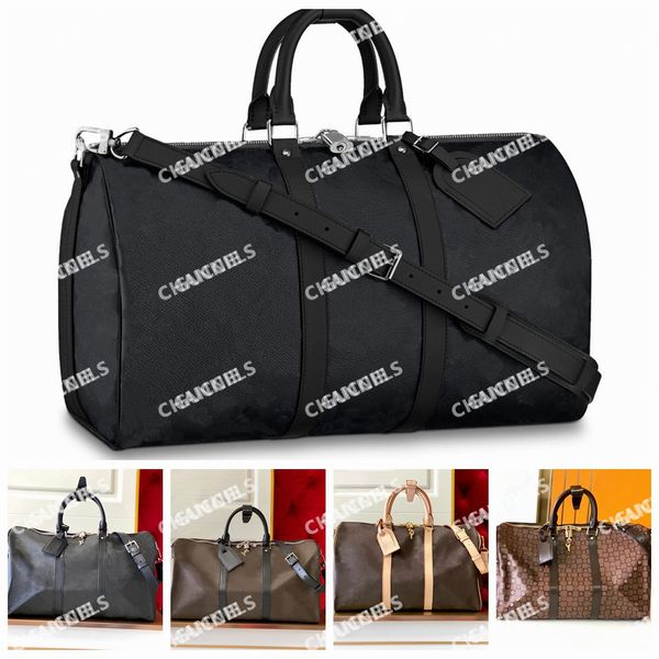 Bolsas de lona para hombre Bolsa de lona para hombre Estilo de equipaje de lujo Bolsa de mano ligera portátil de gran capacidad Bolsas de viaje para gimnasio Bolsas de equipaje de negocios clásicas para hombre