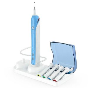 Support de support pour brosse à dents électrique Oral B Stander Support de base têtes de brosse à dents couvercle de la boîte avec chargeur trou salle de bain 211222