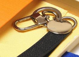Holder Bruine Flower Key Chain Ring Holder 2022 Keychains roestvrijstalen sleutel Buckle Keychain Designer Lovers CAR Handmade Black LE9982081