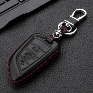 Houder Lederen Afstandsbediening Fob Tas Autosleutel Cover Case Voor BMW X1 X3 X4 X5199p