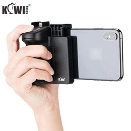 Supports 1/4 "Handle de téléphone portable Grip Grip Wireless Bluetooth Remote Control Téléphone Trépied Mont Selfie Stabilizer Stand Stand-Shutter Release