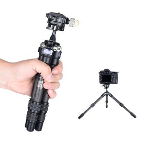 Houders AOKA CMP163C+BC16 Tabletop Mini koolstofvezel Compact klein lichtgewicht tripod smartphone Tripod Mount Camera Tripod