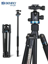 Houders Benro iF18 if28 Statief Aluminium Draagbare Reflexed Monopod Professionele Camerastandaard Voor DSLR Draagtas Max. Lading 10kg