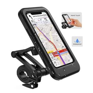 Supports de téléphone de vélo, support étanche pour téléphone portable, Rotation à 360 degrés, étui de téléphone pour moto, support universel pour guidon de vélo