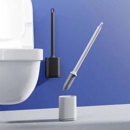 Houders borstelzaza nieuwe upgrade zwart plastic creatief huishoudelijk huishouden badkamer gemonteerde reinigingsborstels reinere toiletborstel met houders
