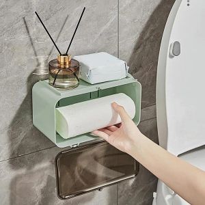 Holders C pliage à main Dispensateur mural Murlé Punch Boîte de tissus Free Tissue Dispensateur de luxe en papier serviette à main Dispensateur pour salle de bain