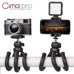 Soportes Cima pro RM30II viaje al aire libre Mini soporte pulpo trípode trípode flexible para teléfono cámara Digital GoPro