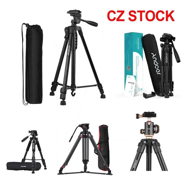 Supports CZ Stock photographie trépied support sac de transport support de téléphone pour Canon Sony Nikon appareil photo reflex numérique pour iPhone Huawei Smartphone