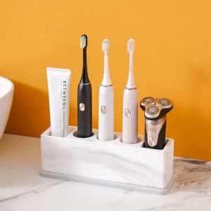 Supports Brosse à dents électrique socle pour rasoir Base créative toilette rince-bouche tasse porte-dents salle de bain Table haut stockage support de Drainage ZD327