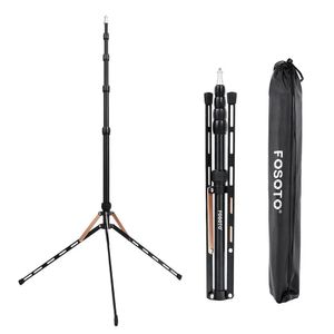 Houders Fusitu FT190B 2.2m Led Light Stand Draagbare Statiefkop Softbox Voor Fotostudio Fotografisch Licht Flash Paraplu Reflector