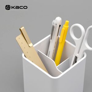 Holders Kaco LeMo Pen porte-stylo pour bureau de rangement de bureau de bureau, porte-crayon de papeterie blanche créative multifonction