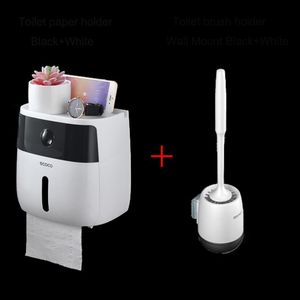 Houders ledfre muur gemonteerd toiletpapier houder dispensers multi creative toilet roll houder badkamer dubbele papieren tissue box lf82003p