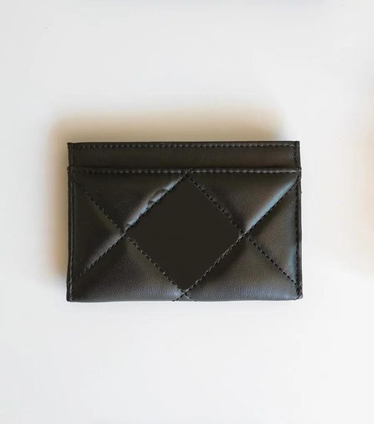 Holders Sac en cuir masculin et féminin Mode classique Mini Bank Wallet Holder Small Ultra Thin Coin Wallet Key Box Box