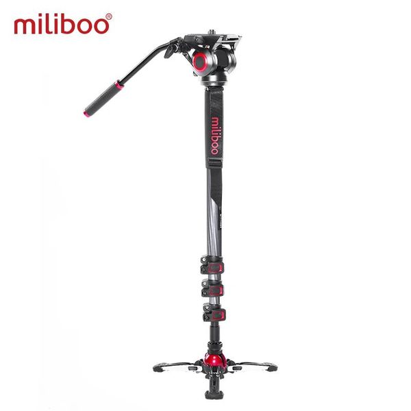 Miliboo MTT705II Trépied monopode portable en fibre de carbone pour caméscope professionnel/vidéo/DSLR Stand moitié prix de Manfrotto