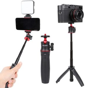 Houders Mini Selfie Stick Statief Handgreep voor Telefoon Camera voor Sony/GoPro/Canon/Nikon/Fujifilm Vlog/iPhone Video Tafelhouder