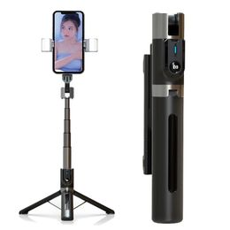 Titulaires Selfie Stick Trépied Monopode Support de téléphone portable Lumière pour Xiaomi Mi Huawei iPhone 13 Pro Max 12 Mini 11 Samsung Smartphone