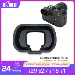 Supports d'œilleton souple pour viseur d'oculaire pour Canon Eos R5 R5c R6 R6 Mark II œilleton appareil photo sans miroir protecteur de visière étendu
