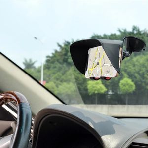 Soportes TFY Soporte para Parabrisas de Coche Visera Antideslumbrante para Smartphones con Pantalla de 4,5 a 5,2 y 5,3 a 6,2 Pulgadas