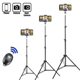Titulaires Trépied pour support de téléphone portable pour support Gopro Go Pro caméra photographie Selfie Kit de vlogging à distance 1.1m 1.6m 2.1m Smartphone