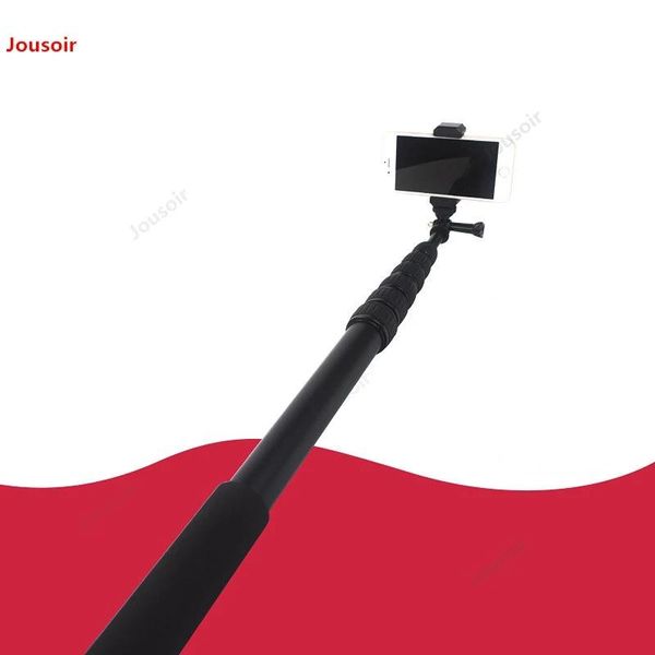 Trépied pour perche à Selfie, monopode, barre d'extension de 5m, se connecte à la caméra GOPRO, télécommande Bluetooth, perche à selfie