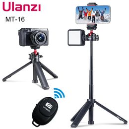 Supports VIJIM Ulanzi MT16 trépied pliable pour téléphone chaussure froide rotule 1/4 ''Selfie bâton Mini support support pour appareil photo mobile DSLR