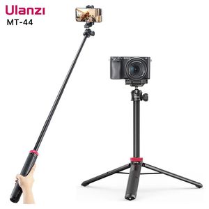 Houders VIJIM Ulanzi MT44 Uitschuifbare Vlog Livebroadcast Statief met Telefoonhouder 42 Inch voor DSLR SLR Camera GoproSmartphone