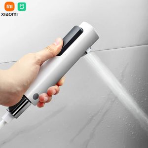 Supports Xiaomi Mijia pulvérisateur à main Supercharge ensemble en acier inoxydable robinet à main pistolet pomme de douche outils de nettoyage accessoires de salle de bain