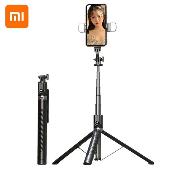 Holders Xiaomi Selfie Stick P100 Lalden Téléphone Tripod Portable Télescopic Pole 360 Rotation Bluetooth Trépied Stand avec télécommande