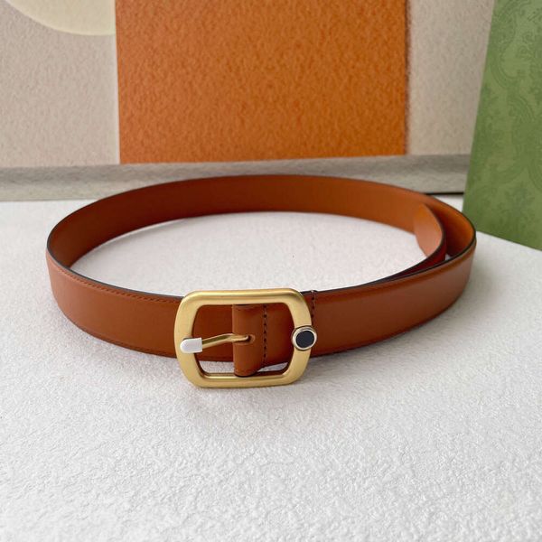 holdone Classique Boucle Ardillon Hommes Peau De Vache Créateur De Mode Femmes Largeur 3.0cm Original Plaine Affaires Ceinture Décontractée Tendance Tout Va Avec Un Beau Cadeau