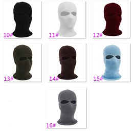 Gat Nieuwe Ski Mask 3 Balaclava Knit Hood Motor Motorfiets Helm Hoed Gezicht Shield Muts Cap HH9