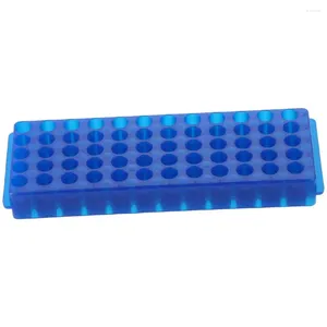 Trous microcentrifugeuse support de tubes Portable en plastique bleu tuyau centrifuge Test 0.5 ml-2 ml