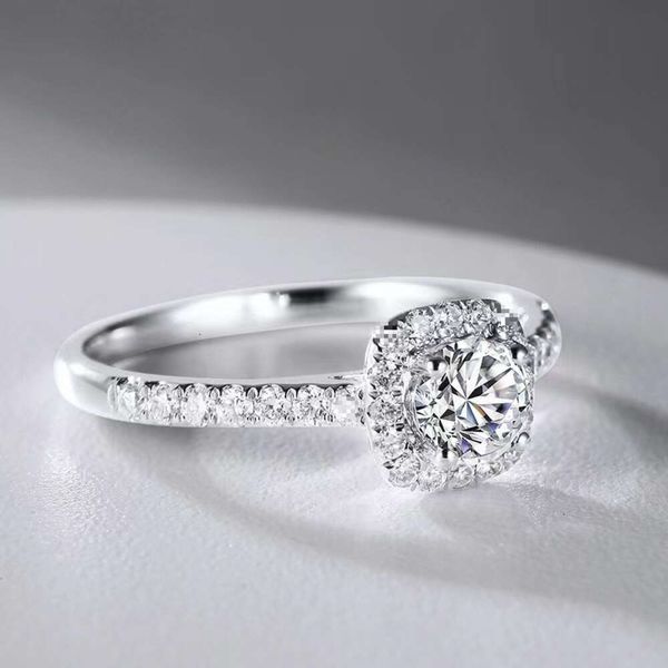 Gift Festival Fashion Jewelry Designer Ring, Gift de fiançailles de mariage de la mode de haute qualité pour les femmes et les hommes, Mosang Stone Ring
