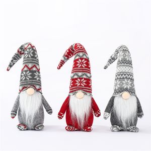 Holiday Gnome Handmade Zweedse Tomte Christmas Elf Decoratie -ornamenten Bedankt Day Gifts XBJK2209