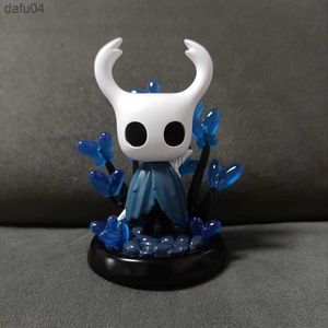 Hollow Knight Figuras de acción 10 cm Juego GK Anime Figurita Estatua Figuras Dibujos animados Modelo coleccionable Juguete Regalos de vacaciones L230522