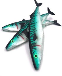 Maquereau creux gros leurres de pêche en plastique souple peau de poisson matériel de pêche thon géant et marlin leurre7878610