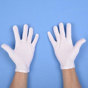 2020 nouveaux gants de cérémonie en coton blanc pour homme femme servant 1 serveurs pilotes gants gant de protection étudiant écriture gants de devoirs