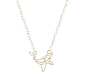 Holle walvis vis hanger ketting voor vrouwen meisjes elegante dolfijn kettingen dames mode-sieraden mooie feestgeschenken