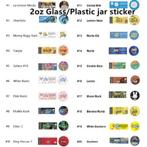 Flavour Hologram Verpakking Papier Sticker voor 3.5 gram 60ml voedsel Glas of Plastic Pot Doos Fles Tank Droge Kruid Bloem Container met Stickers