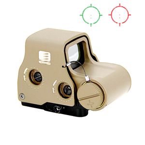 Holographic Reflex Sight 556 558 Red Green Dot Scope Tactische wapenvizieren Jachtgeweerkijker met geïntegreerde snel afneembare houder Fit 20 mm Weaver Mount