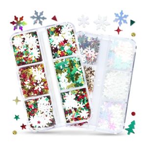 Paillettes holographiques de flocon de neige pour la moule en silicone remplissant matériaux