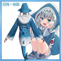 Hololive virtuel Vtuber Gawai Gula requin Cos Costume Cospaly Anime Costume femme