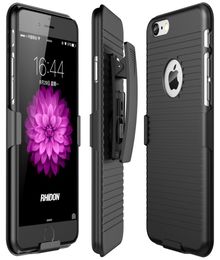 Holster Case 2 en 1 Hybrid Hard Shell Holster Combo Kickstand Belt Clip pour iPhone 6 6siphone 6 Plus 6S Plusiphone 7 Plusiphone9625960