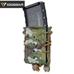 Holsers Idogear Tactical Magazine Pouch Molle Mag Suptor Rifle Mag Pouch 5.56 7.62 mm Airsoft Holster FastMag 3560